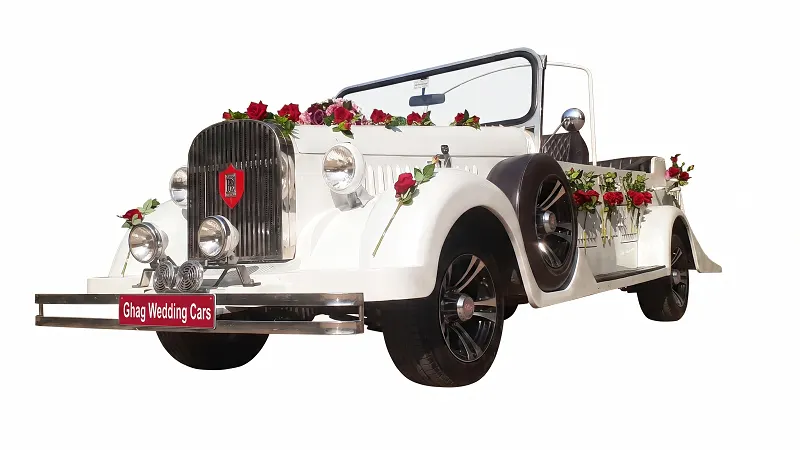 Vintage Luxury Wedding Car